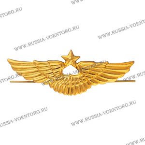 Эмблема на тулью фуражки ВВС н/о металл