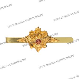 Зажим для галстука МВД с орлом, металл