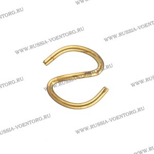 Кляммер, держатель S-образный для пуговиц погон