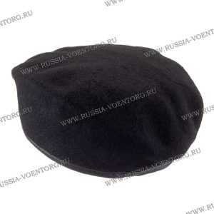Берет бесшовный черного цвета